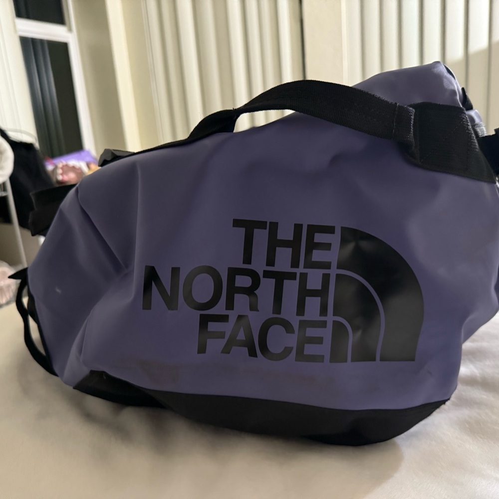 The North Face Purple Duffel Bag